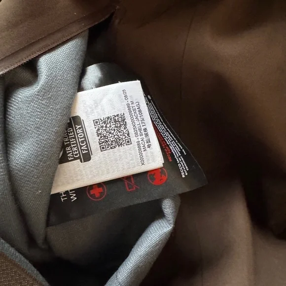 Arc'teryx Dark Brown GORE-TEX Raincoat - Picture 4 of 4